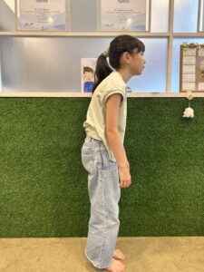 姿勢が悪い状態
